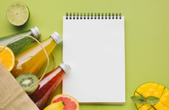 summer-fruit-juices-with-clipboard-copyspace