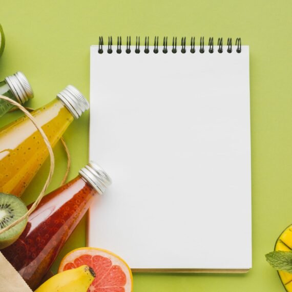 summer-fruit-juices-with-clipboard-copyspace